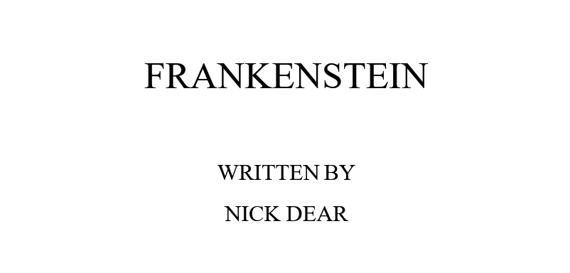 Frankenstein